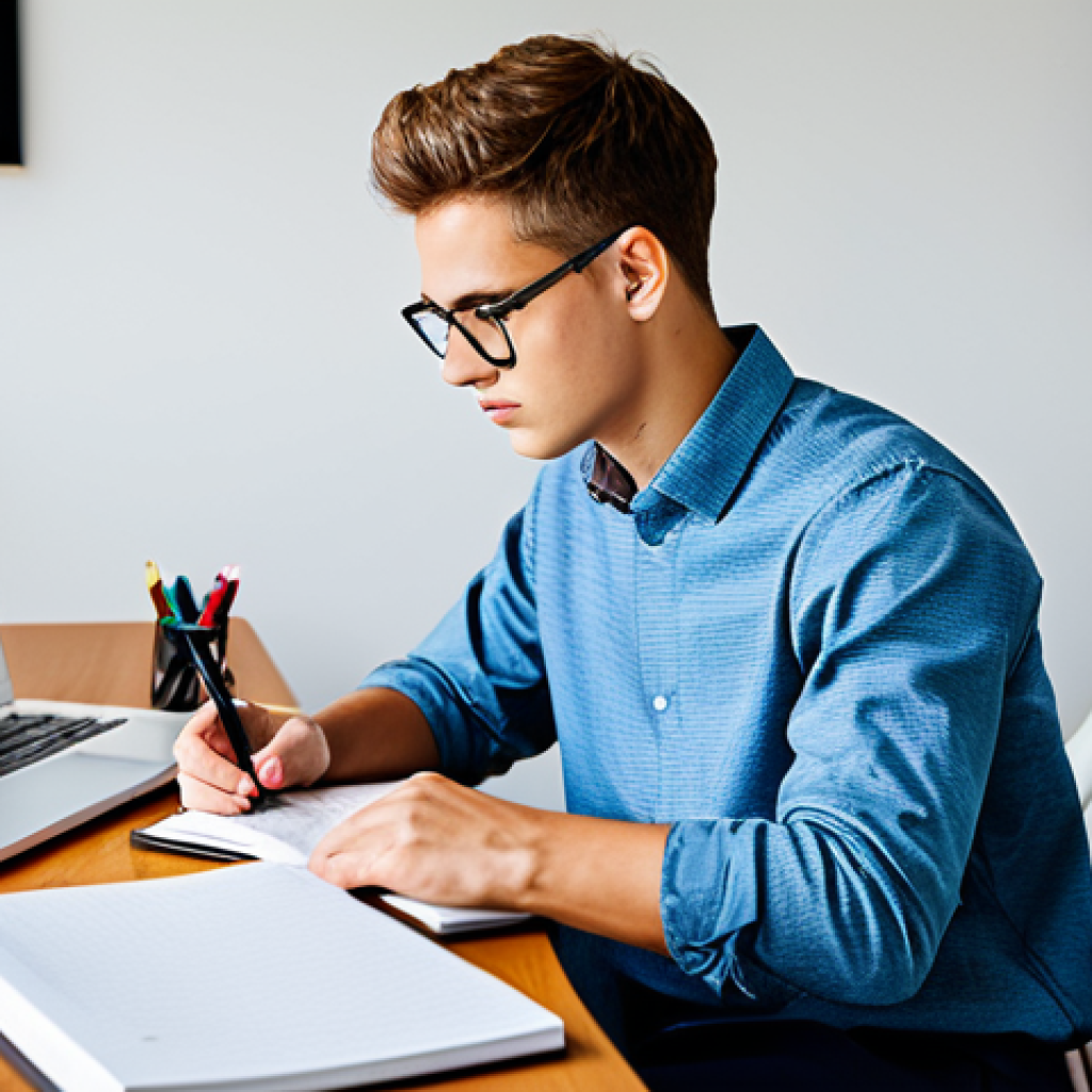 CFA 취득을 위한 온라인 강의 추천 - Focused Study Scene**

"A person studying at a desk with CFA exam prep materials (textbooks, notes, ...