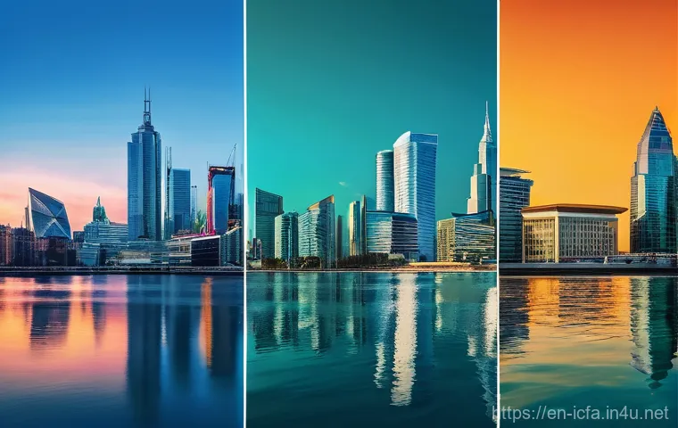 CFA 시험 이후 커리어 경로 - Here are three detailed image prompts in English, designed to visualize the themes of a transformed ...